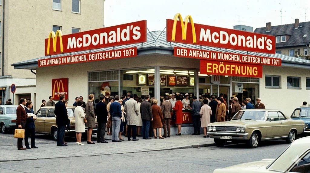 McDonald’s Beginn in München im Jahr 1971